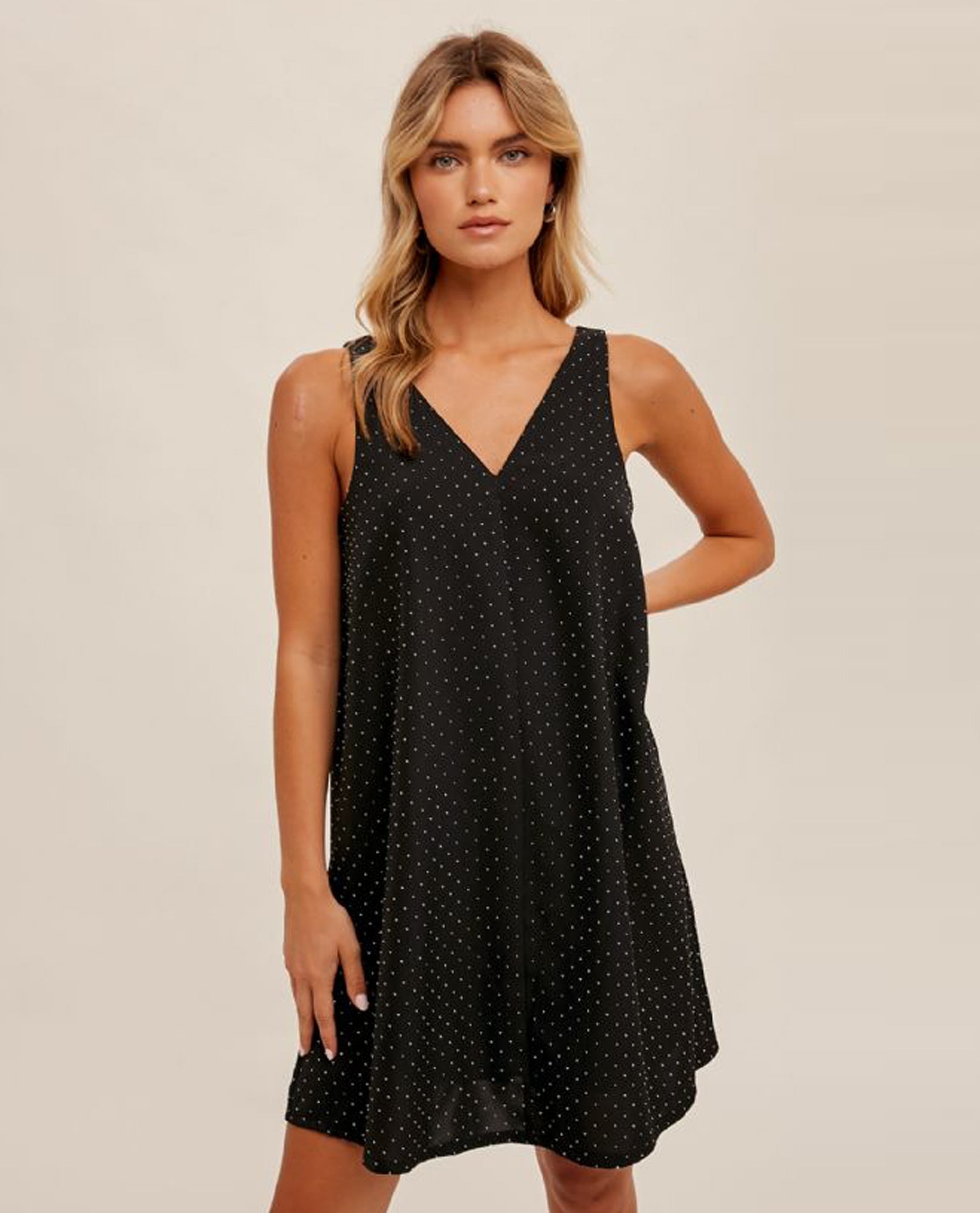 Robe trapèze cloutée HEM & THREAD 35267