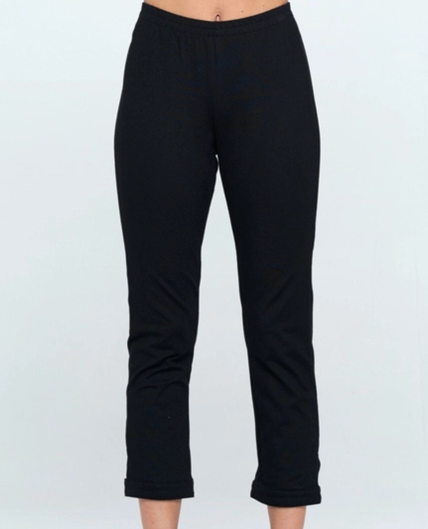 Pantalon droit FOCUS M203 avec ourlet boutonné