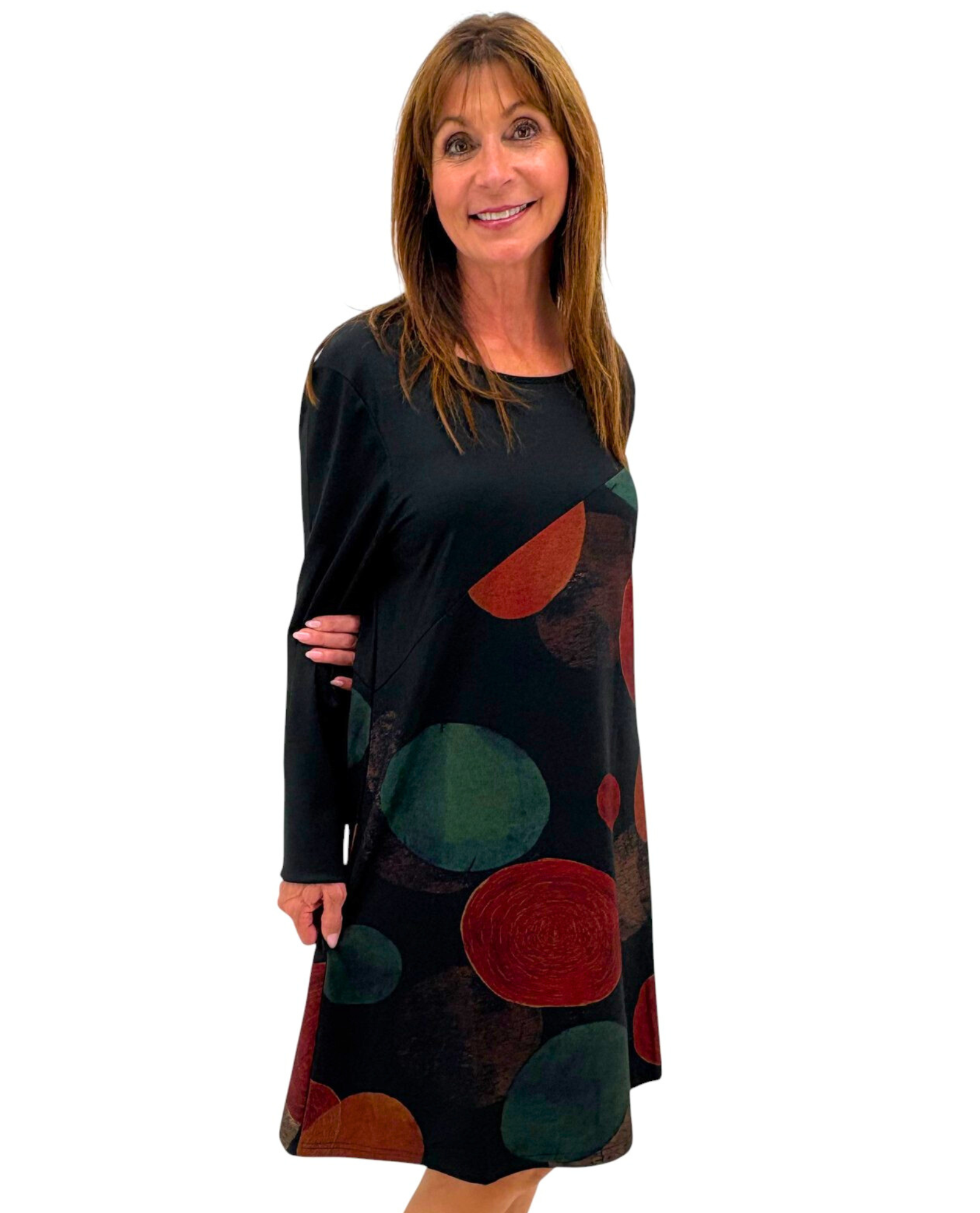 ROBE À POIS INCLINÉS RADZOLI ANN-22558